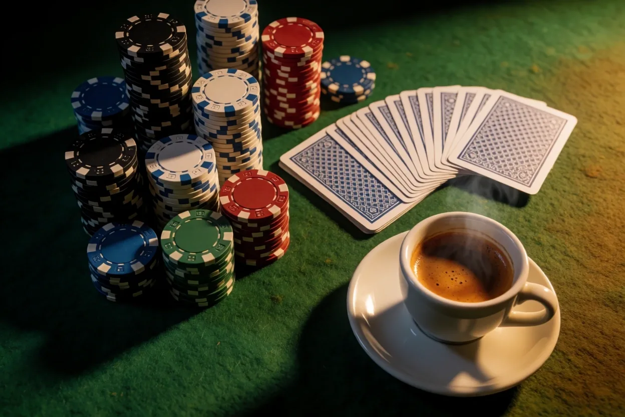 Planche anatomique d'une table de poker